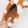 imageHiGropcore Cute Animal Fuzzy Slippers for Women Men Cartoon Indoor Comfortable Warm Furry House SlippersA2  Cow Brown