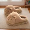 imageHiGropcore Cute Animal Fuzzy Slippers for Women Men Cartoon Indoor Comfortable Warm Furry House SlippersD  Angry Capybara