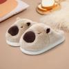 imageHiGropcore Cute Animal Fuzzy Slippers for Women Men Cartoon Indoor Comfortable Warm Furry House SlippersE2  Capybara Beige