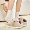 imageHiGropcore Cute Animal Fuzzy Slippers for Women Men Cartoon Indoor Comfortable Warm Furry House SlippersE2  Capybara Beige