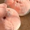 imageHiGropcore Cute Animal Fuzzy Slippers for Women Men Cartoon Indoor Comfortable Warm Furry House SlippersF  Cute Pig