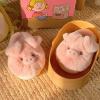 imageHiGropcore Cute Animal Fuzzy Slippers for Women Men Cartoon Indoor Comfortable Warm Furry House SlippersF  Cute Pig