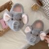 imageHiGropcore Cute Animal Fuzzy Slippers for Women Men Cartoon Indoor Comfortable Warm Furry House SlippersG  Elephant