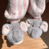 imageHiGropcore Cute Animal Fuzzy Slippers for Women Men Cartoon Indoor Comfortable Warm Furry House SlippersG  Elephant