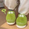 imageHiGropcore Cute Animal Fuzzy Slippers for Women Men Cartoon Indoor Comfortable Warm Furry House SlippersH  Funny Crocodile