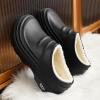 imageHiGropcore Fur Lined Platform Clogs Waterproof Winter Clog Slippers for Women Men SlipResistant Easy Clean Kitchen ShoesA1  Black Fur Lined