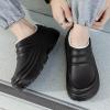 imageHiGropcore Fur Lined Platform Clogs Waterproof Winter Clog Slippers for Women Men SlipResistant Easy Clean Kitchen ShoesA1  Black Fur Lined