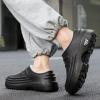 imageHiGropcore Fur Lined Platform Clogs Waterproof Winter Clog Slippers for Women Men SlipResistant Easy Clean Kitchen ShoesA1  Black Fur Lined