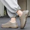 imageHiGropcore Fur Lined Platform Clogs Waterproof Winter Clog Slippers for Women Men SlipResistant Easy Clean Kitchen ShoesA2  Khaki Fur Lined