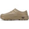 imageHiGropcore Fur Lined Platform Clogs Waterproof Winter Clog Slippers for Women Men SlipResistant Easy Clean Kitchen ShoesA2  Khaki Fur Lined