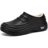imageHiGropcore Fur Lined Platform Clogs Waterproof Winter Clog Slippers for Women Men SlipResistant Easy Clean Kitchen ShoesA1  Black Fur Lined