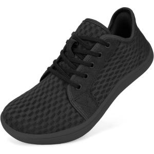 imageHiGropcore Barefoot Shoes for Women Men Minimalist Wide Toe Box Walking Shoes Zero Drop Arch Support SlipOn Barefoot SneakersC  Black