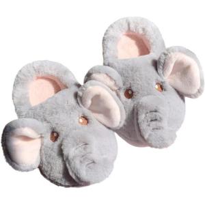 imageHiGropcore Cute Animal Fuzzy Slippers for Women Men Cartoon Indoor Comfortable Warm Furry House SlippersG  Elephant