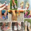 imageHiGropcore Womens Art Painted Casual Loafers Slip On Canvas Walking Shoes Comfortable Lightweight Ladies Travel ShoesA  Bohemia