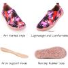 imageHiGropcore Womens Art Painted Casual Loafers Slip On Canvas Walking Shoes Comfortable Lightweight Ladies Travel ShoesD  Coconut Tree