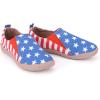 imageHiGropcore Womens Art Painted Casual Loafers Slip On Canvas Walking Shoes Comfortable Lightweight Ladies Travel ShoesE  Stars Stripes