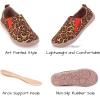 imageHiGropcore Womens Art Painted Casual Loafers Slip On Canvas Walking Shoes Comfortable Lightweight Ladies Travel ShoesH  Leopard