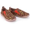 imageHiGropcore Womens Art Painted Casual Loafers Slip On Canvas Walking Shoes Comfortable Lightweight Ladies Travel ShoesH  Leopard
