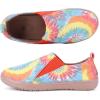imageHiGropcore Womens Art Painted Casual Loafers Slip On Canvas Walking Shoes Comfortable Lightweight Ladies Travel ShoesM  Watercolor