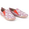 imageHiGropcore Womens Art Painted Casual Loafers Slip On Canvas Walking Shoes Comfortable Lightweight Ladies Travel ShoesS  Candy Cane