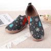 imageHiGropcore Womens Art Painted Casual Loafers Slip On Canvas Walking Shoes Comfortable Lightweight Ladies Travel ShoesV  Snowflake  Cedar