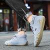 imageMens Waterproof High Top Chukka Boots  Handmade Italian Suede NonSlip ampamp Breathable Outdoor Casual ShoesC04  Blue