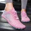 imageHiGropcore Barefoot Trail Running Shoes  Womens Mens Wide Toe Box Zero Drop Minimalist Slip on Shoes  Hike Footwear Barefoot Outdoor ShoesGy12e  Pink