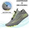 imageHiGropcore Water Shoes Men Women Hike Barefoot Wide Toe Box Beach Shoes Quick Dry Breathable Swim Shoes with DrainageTg05b Grey