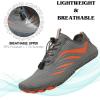 imageHiGropcore Water Shoes Men Women Hike Barefoot Wide Toe Box Beach Shoes Quick Dry Breathable Swim Shoes with DrainageWr01c Grey