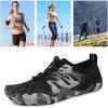 imageHiGropcore Water Shoes Men Women Hike Barefoot Wide Toe Box Beach Shoes Quick Dry Breathable Swim Shoes with DrainageWs02a Black