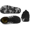 imageHiGropcore Water Shoes Men Women Hike Barefoot Wide Toe Box Beach Shoes Quick Dry Breathable Swim Shoes with DrainageWs02a Black
