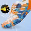 imageHiGropcore Water Shoes Men Women Hike Barefoot Wide Toe Box Beach Shoes Quick Dry Breathable Swim Shoes with DrainageWs02b Orange Blue