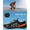 imageHiGropcore Water Shoes Women Men Barefoot Breathable QuickDry Swim Shoes for Aqua Sport Beach Pool Kayaking Surfing Yoga HikingB1  Black