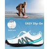 imageHiGropcore Water Shoes Women Men Barefoot Breathable QuickDry Swim Shoes for Aqua Sport Beach Pool Kayaking Surfing Yoga HikingB2  White