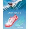 imageHiGropcore Water Shoes Women Men Barefoot Breathable QuickDry Swim Shoes for Aqua Sport Beach Pool Kayaking Surfing Yoga HikingB5  PinkWhite