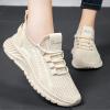 imageHiGropcore Womens Running Shoes Fashion Sneakers Lightweight Mesh Walking Shoes Athletic Casual Sport Shoes LowTop HN425Beige