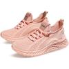 imageHiGropcore Womens Running Shoes Fashion Sneakers Lightweight Mesh Walking Shoes Athletic Casual Sport Shoes LowTop HN425Pink