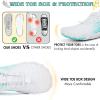 imageHike Barefoot Shoes Women Men Minimalist Wide Toe Box Footwear Zero Drop Athletic CrossTrainer Fashion SneakersA10  WhiteCyan Blue