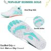 imageHike Barefoot Shoes Women Men Minimalist Wide Toe Box Footwear Zero Drop Athletic CrossTrainer Fashion SneakersA10  WhiteCyan Blue