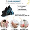 imageHike Barefoot Shoes Women Men Minimalist Wide Toe Box Footwear Zero Drop Athletic CrossTrainer Fashion SneakersA12  BlackBlue