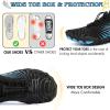 imageHike Barefoot Shoes Women Men Minimalist Wide Toe Box Footwear Zero Drop Athletic CrossTrainer Fashion SneakersA12  BlackBlue