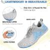 imageHike Barefoot Shoes Women Men Minimalist Wide Toe Box Footwear Zero Drop Athletic CrossTrainer Fashion SneakersA13  GreyBlue