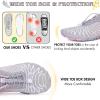 imageHike Barefoot Shoes Women Men Minimalist Wide Toe Box Footwear Zero Drop Athletic CrossTrainer Fashion SneakersA14  GreyPink