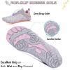 imageHike Barefoot Shoes Women Men Minimalist Wide Toe Box Footwear Zero Drop Athletic CrossTrainer Fashion SneakersA14  GreyPink