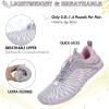 imageHike Barefoot Shoes Women Men Minimalist Wide Toe Box Footwear Zero Drop Athletic CrossTrainer Fashion SneakersA14  GreyPink