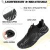 imageHike Barefoot Shoes Women Men Minimalist Wide Toe Box Footwear Zero Drop Athletic CrossTrainer Fashion SneakersA2  Black