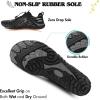 imageHike Barefoot Shoes Women Men Minimalist Wide Toe Box Footwear Zero Drop Athletic CrossTrainer Fashion SneakersA2  Black