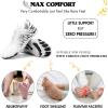 imageHike Barefoot Shoes Women Men Minimalist Wide Toe Box Footwear Zero Drop Athletic CrossTrainer Fashion SneakersA4  WhiteBlack