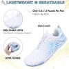 imageHike Barefoot Shoes Women Men Minimalist Wide Toe Box Footwear Zero Drop Athletic CrossTrainer Fashion SneakersA5  WhiteBlue
