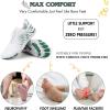 imageHike Barefoot Shoes Women Men Minimalist Wide Toe Box Footwear Zero Drop Athletic CrossTrainer Fashion SneakersA6  WhiteGreen